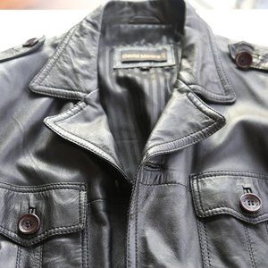 David Moore Leather Jacket / Large or Medium